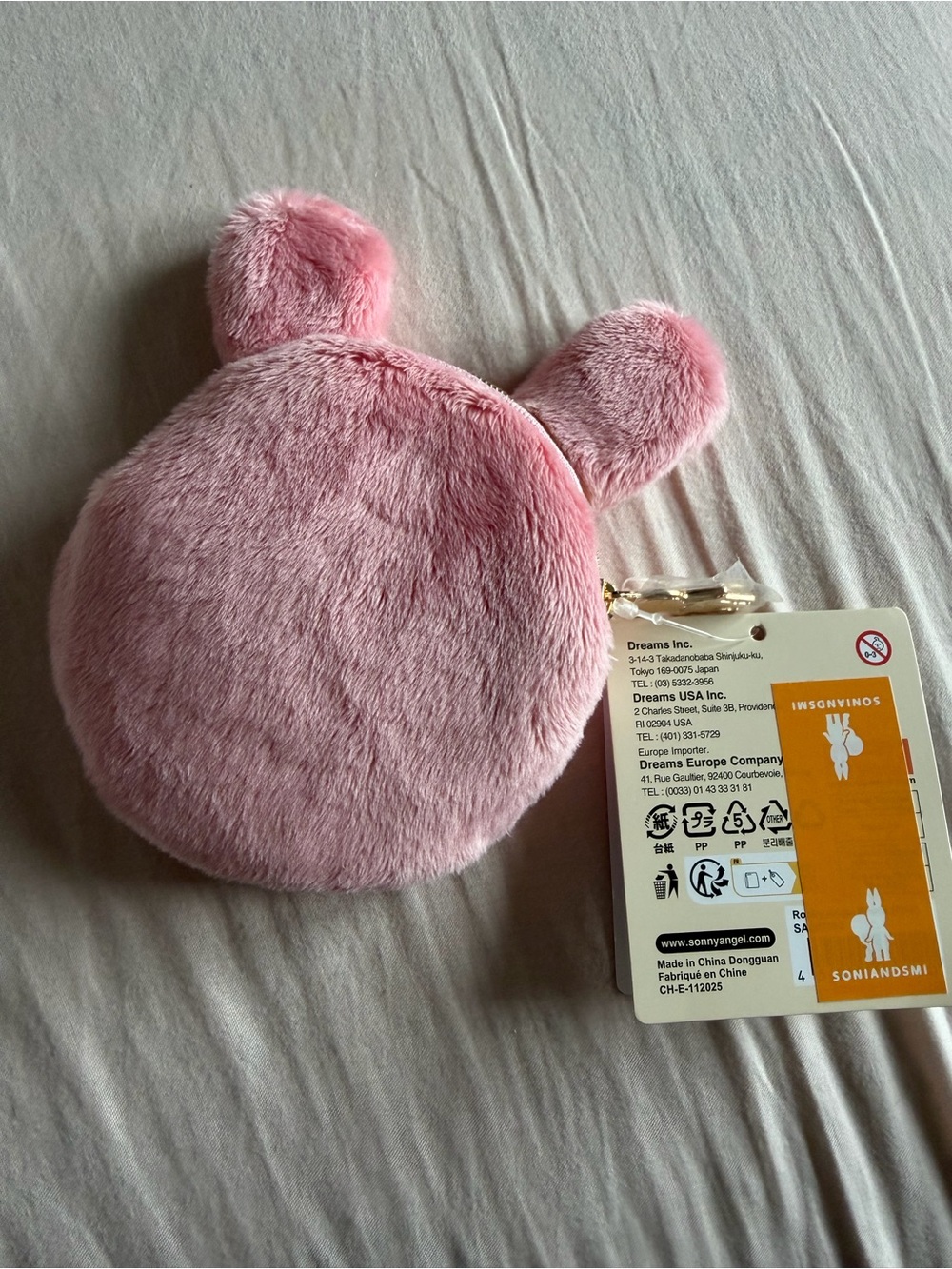 Pink Robby Angel Pouch - Picture 2 of 2